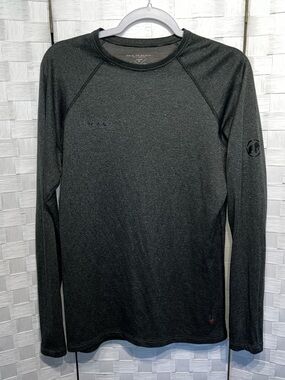 Mammut Men's Long Sleeve Technical Shirt Gray Size Medium